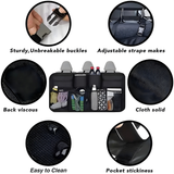 Car Trunk Organizer, Backseat Hanging Organizer With 8 Large Storage Bag Super Capacity