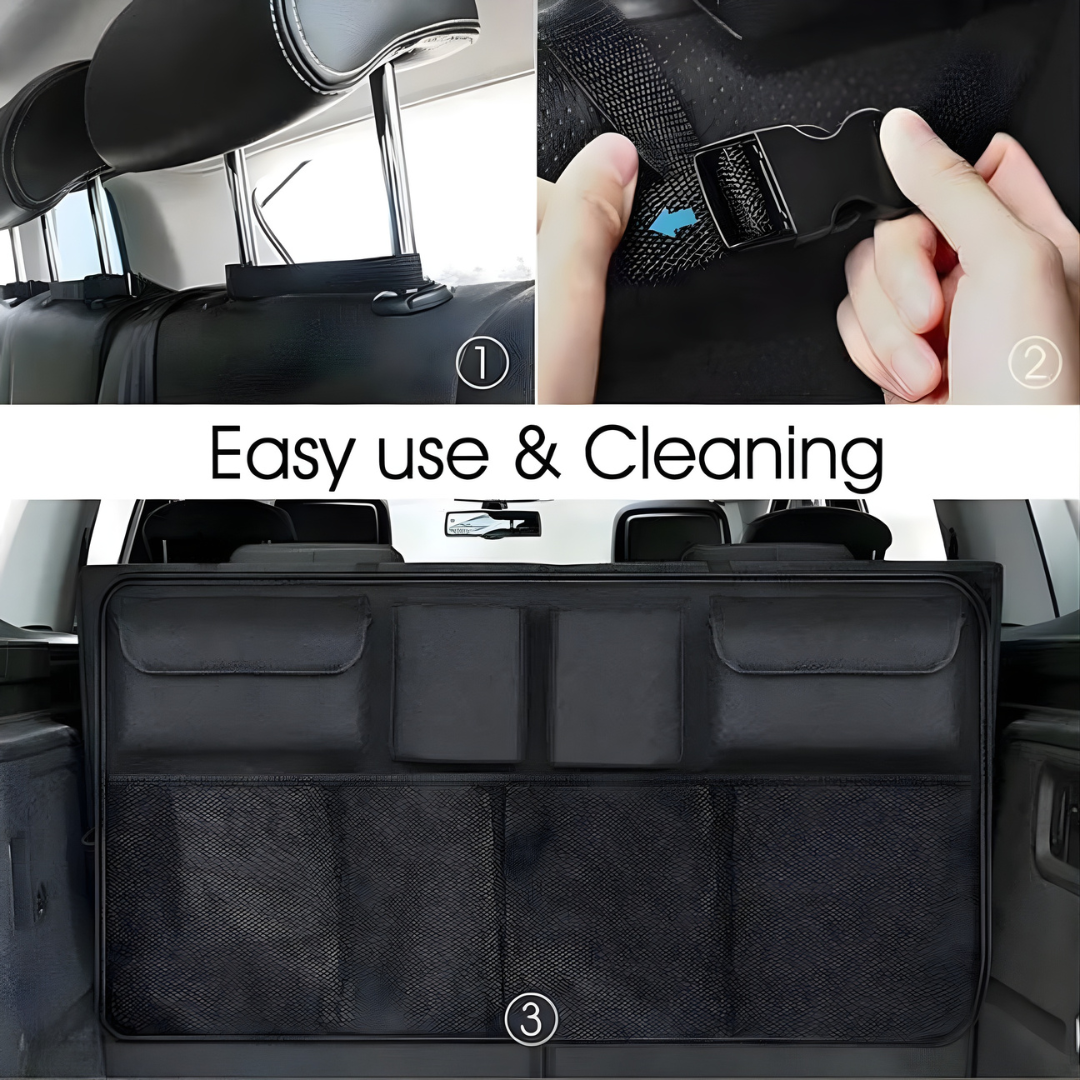 Car Trunk Organizer, Backseat Hanging Organizer With 8 Large Storage Bag Super Capacity