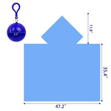 Portable Raincoats Waterproof (Pack of 5)