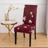 Floral Printed Dining Chair Covers Set of 2