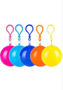 Portable  Raincoats  Waterproof  (Pack of 5)