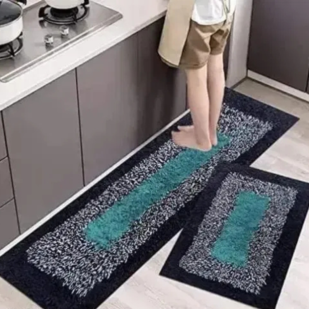 Kitchen Runner Floor Mat & Runner Super Absorbent Anti Skid Mats for Bathroom/Bedroom/Kitchen