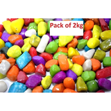 Decoration Pebbles Stones (Multicolor, 2000 g)