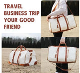 Convertible Bag for Travel - 2 in 1 Hanging Suitcase & Large Duffle Bag