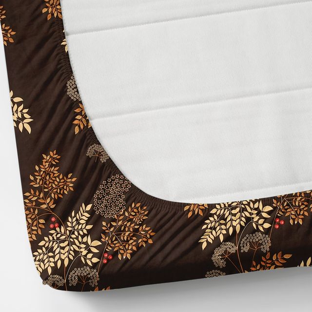 Premium Elastic Double Bedsheet with Two Pillow Covers (70X76X6 Inches)