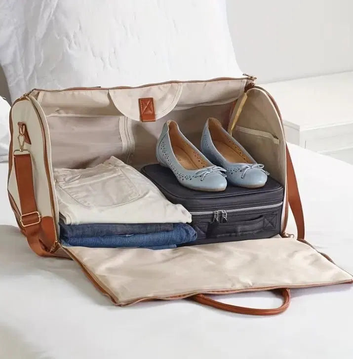 Convertible Bag for Travel - 2 in 1 Hanging Suitcase & Large Duffle Bag